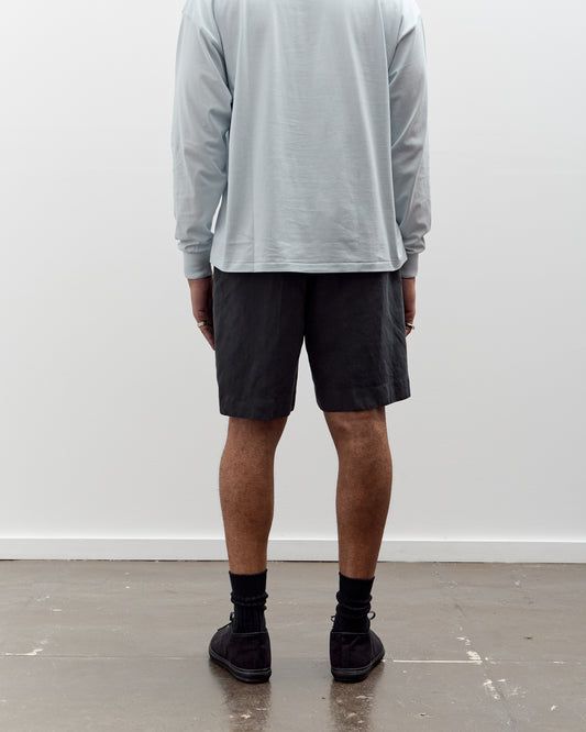 Lady White x Kaptain Sunshine Cotton Linen Short, Charcoal