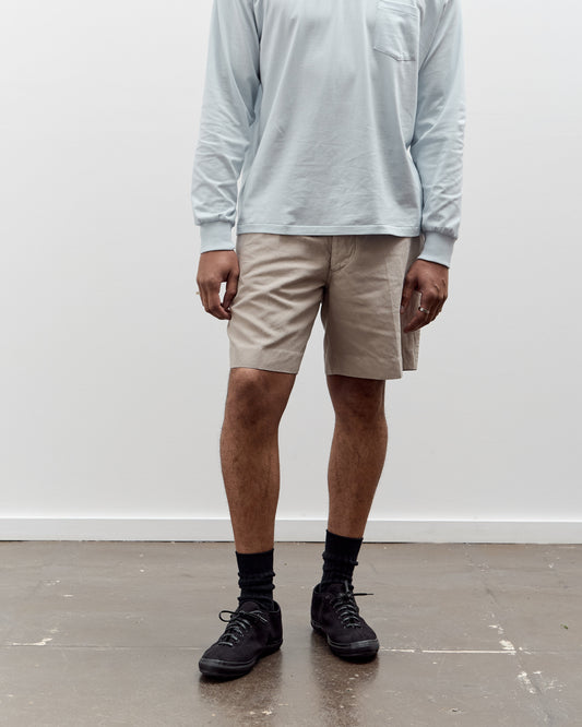 Lady White x Kaptain Sunshine Cotton Linen Short, Taupe