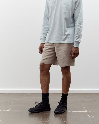 Lady White x Kaptain Sunshine Cotton Linen Short, Taupe