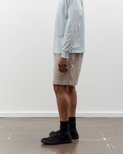 Lady White x Kaptain Sunshine Cotton Linen Short, Taupe