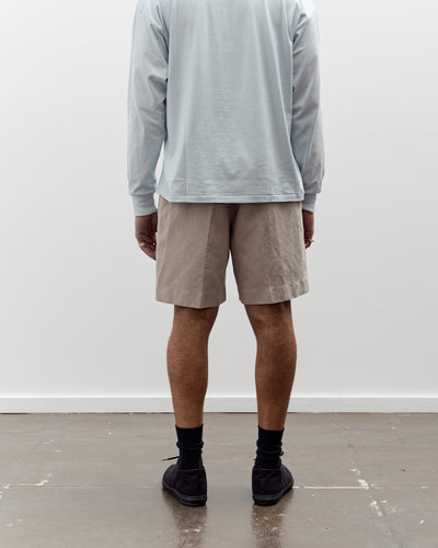 Lady White x Kaptain Sunshine Cotton Linen Short, Taupe