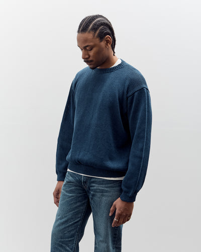 Kaptain Sunshine Hand Frame Pullover, Indigo Blue
