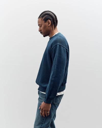 Kaptain Sunshine Hand Frame Pullover, Indigo Blue