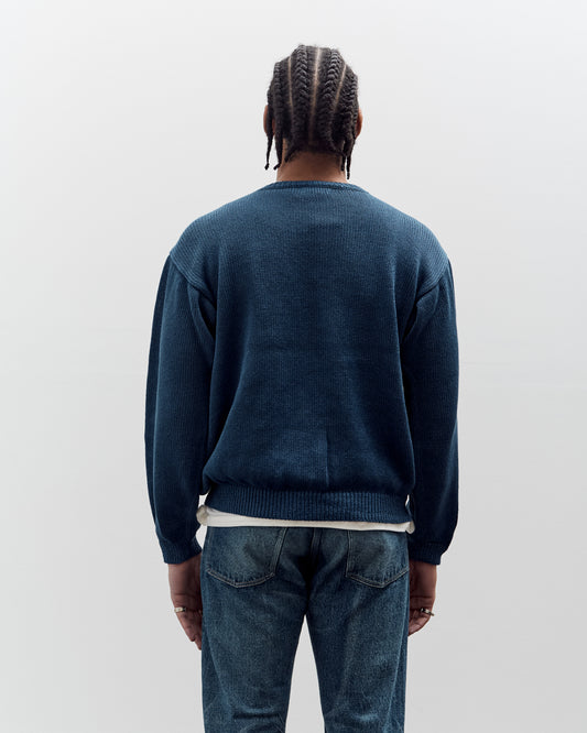 Kaptain Sunshine Hand Frame Pullover, Indigo Blue