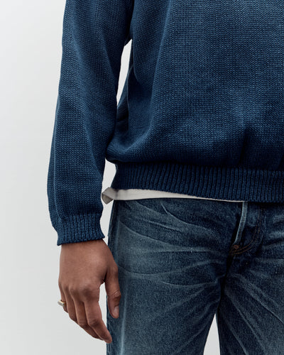 Kaptain Sunshine Hand Frame Pullover, Indigo Blue