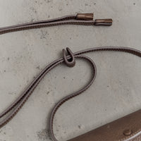 Kaptain Sunshine x Lady White co. Leather Pouch, Brown Pebble