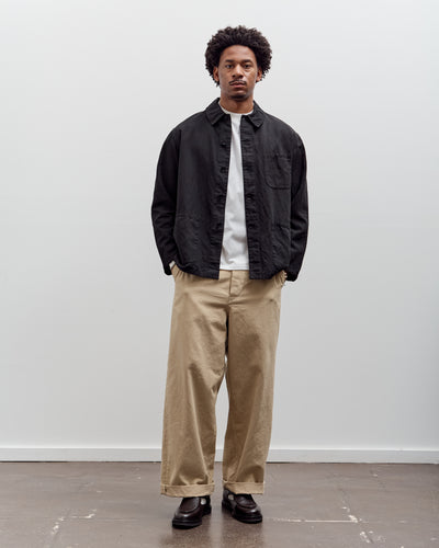 Kaptain Sunshine Gaba Work Shirt Jacket, Black