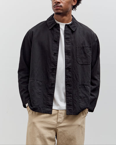 Kaptain Sunshine Gaba Work Shirt Jacket, Black