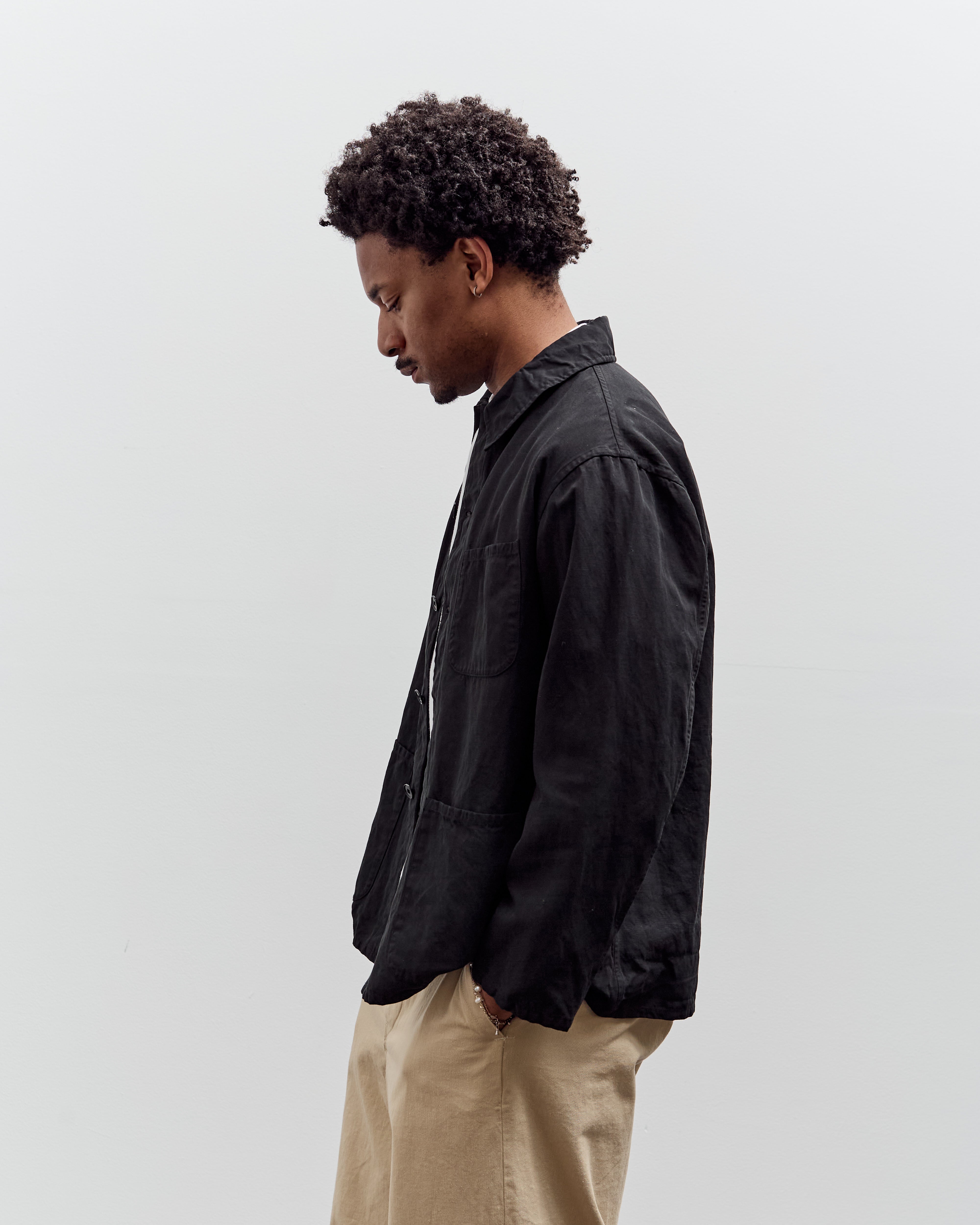 Kaptain Sunshine Gaba Work Shirt Jacket, Black – Glasswing
