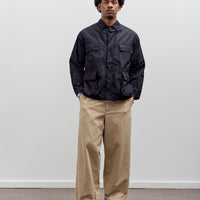 Kaptain Sunshine Cotton Drill Wide Pants, Khaki