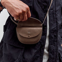 Kaptain Sunshine x Lady White co. Leather Pouch, Brown Pebble