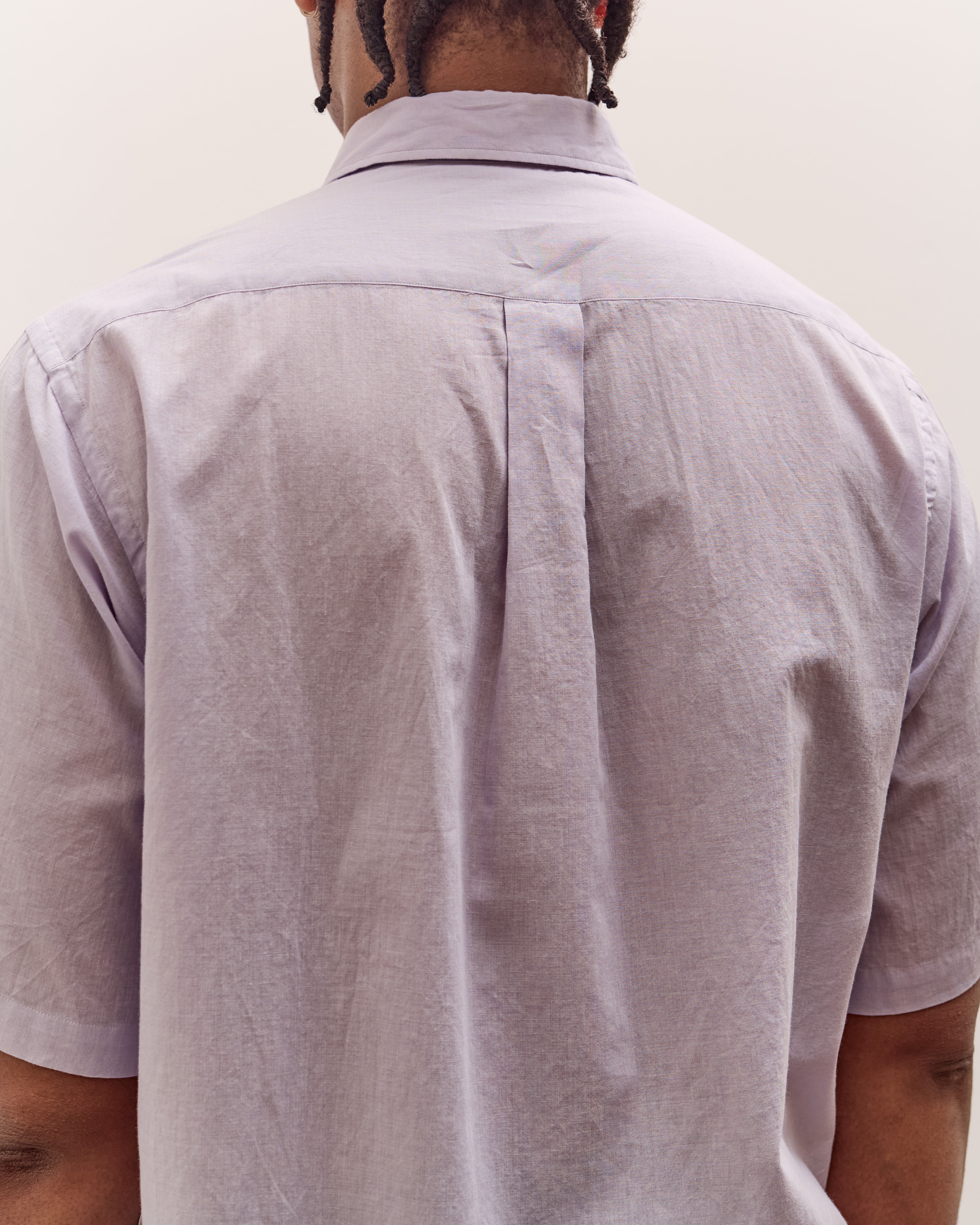 Kaptain Sunshine Plain SS Shirt, Lavender – Glasswing