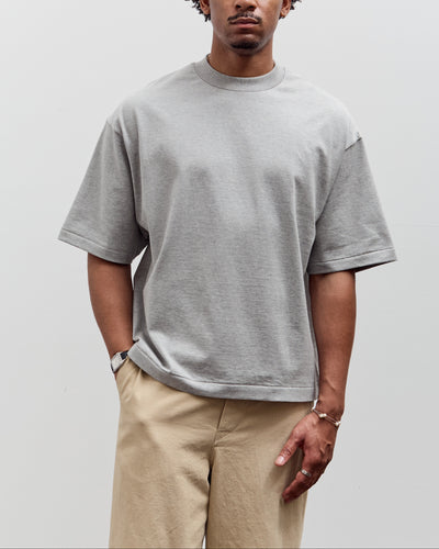 Kaptain Sunshine Suvin Supima Tube Halfsleeve Tee, Feather Grey