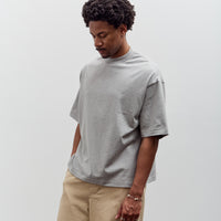 Kaptain Sunshine Suvin Supima Tube Halfsleeve Tee, Feather Grey