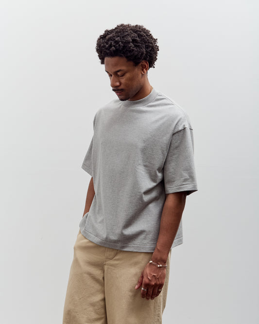Kaptain Sunshine Suvin Supima Tube Halfsleeve Tee, Feather Grey
