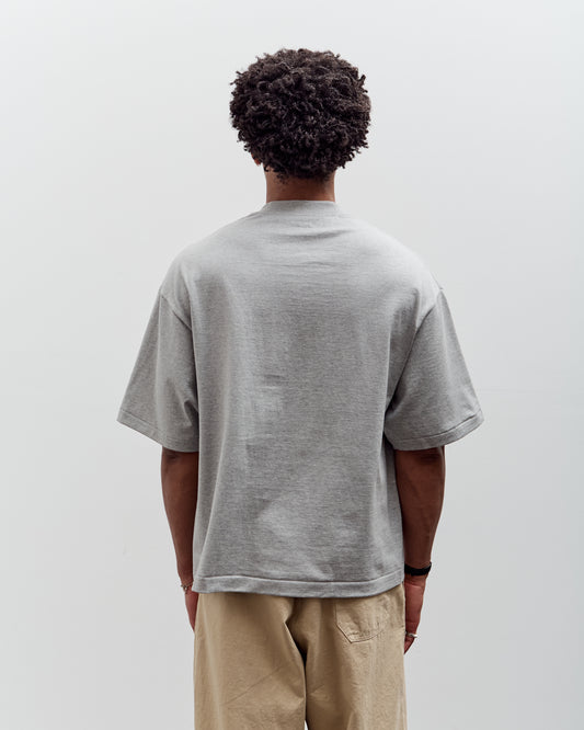 Kaptain Sunshine Suvin Supima Tube Halfsleeve Tee, Feather Grey