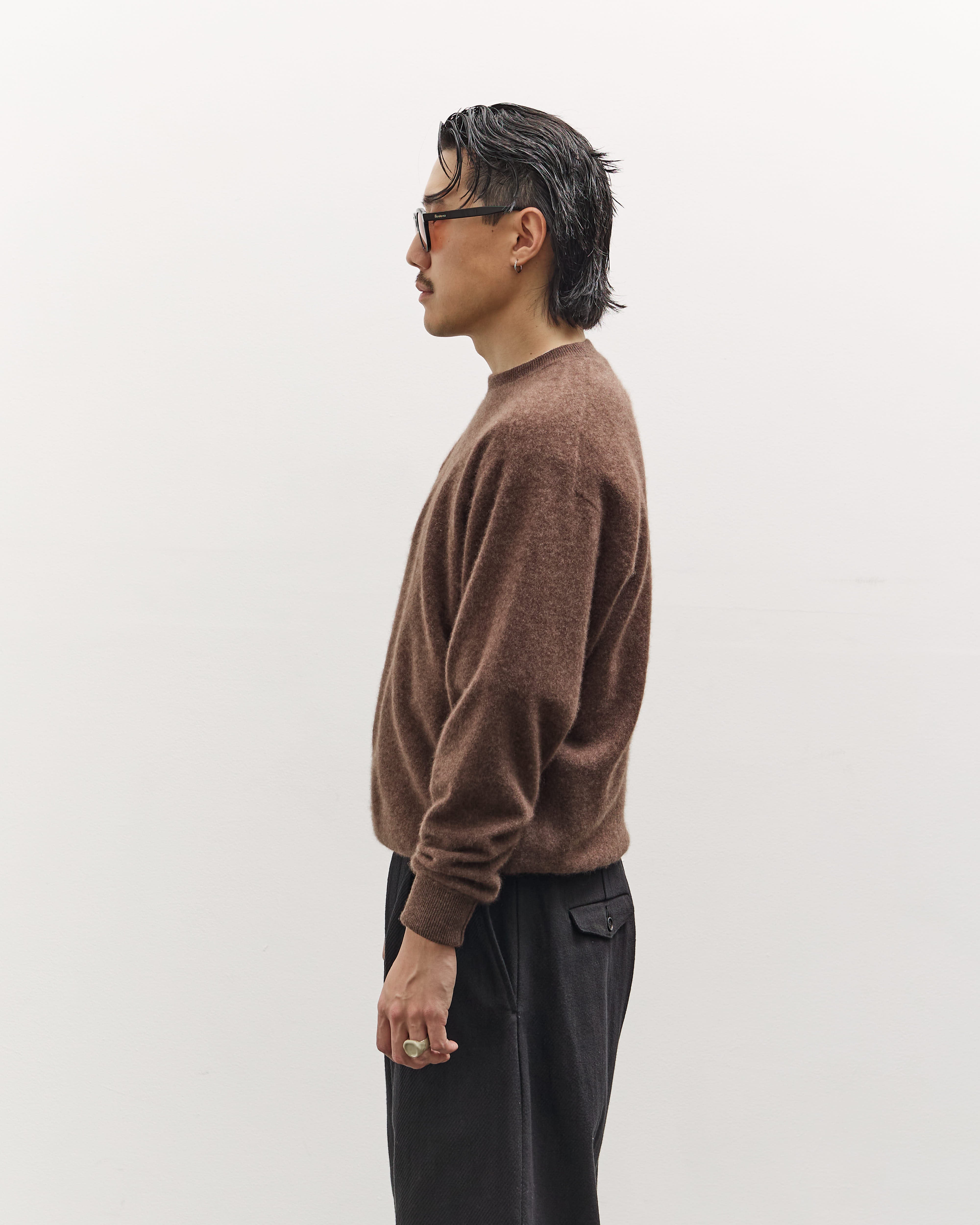 Kaptain Sunshine Cashmere Pullover, Brown – Glasswing