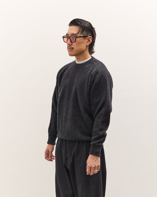 Kaptain Sunshine 
Cashmere Pullover, Charcoal