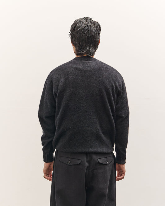 Kaptain Sunshine 
Cashmere Pullover, Charcoal