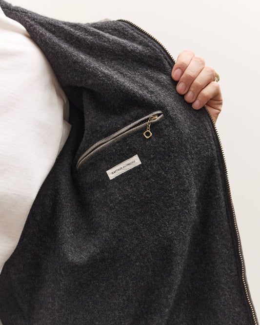 Kaptain Sunshine Cotton Hemp Hoody Jacket, Sumi