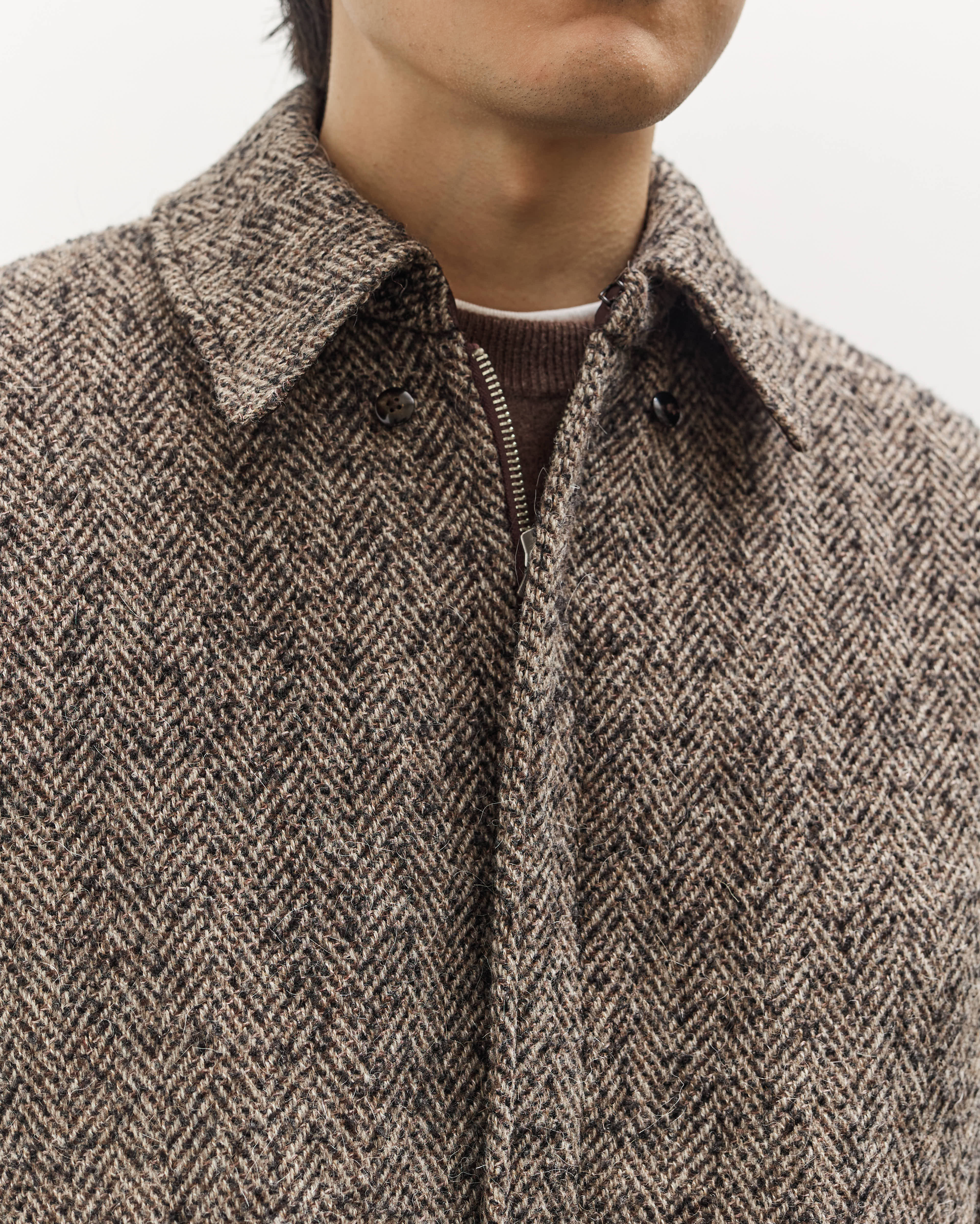 Kaptain Sunshine Flight Jacket, Herringbone – Glasswing Kaptain Sunshine Flight Jacket, Herringbone – Glasswing