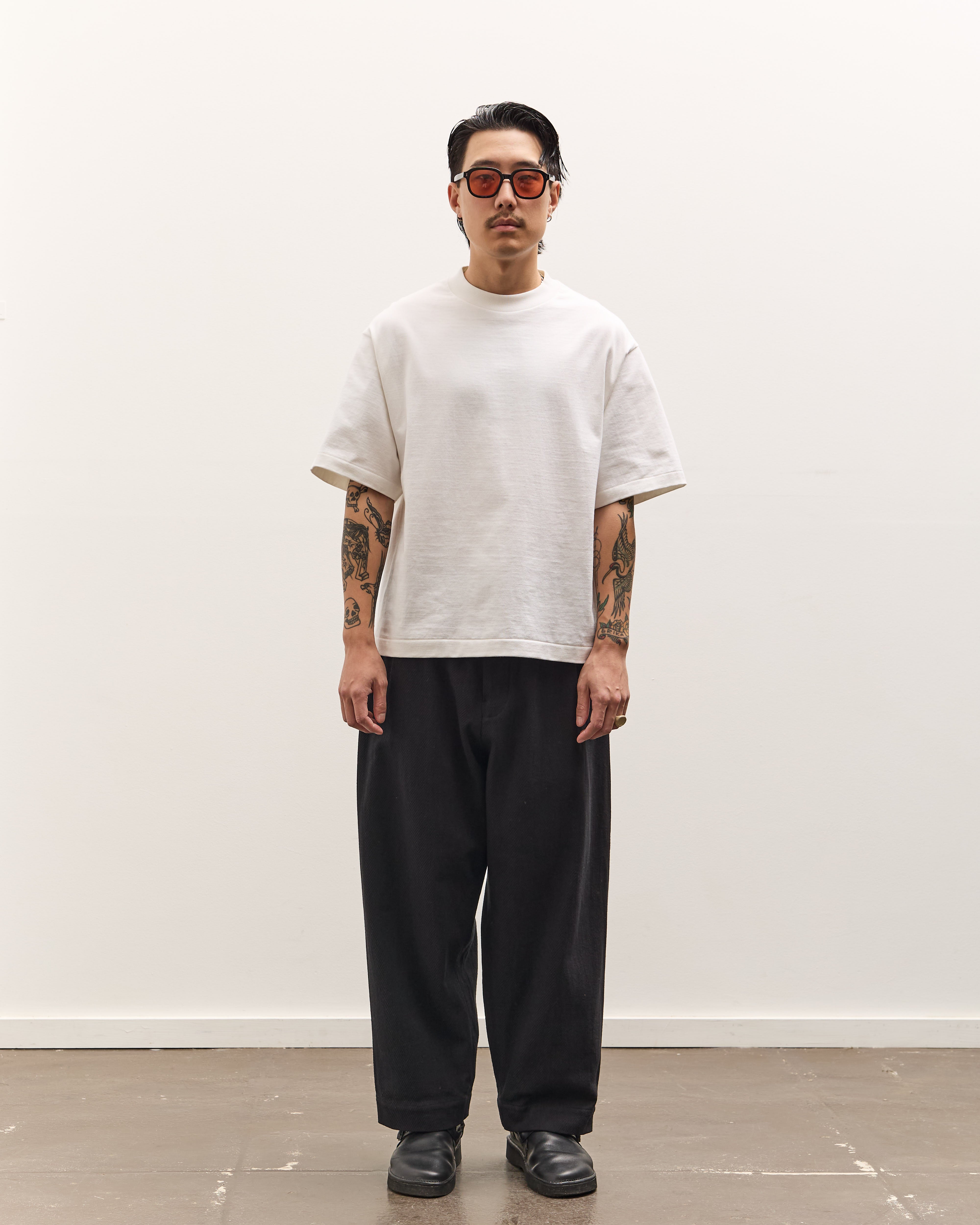 KAPTAIN SUNSHINE 新品Halfsleeve Tee Heavy Kaptain Sunshine Suvin Supima Tube Half Sleeve Tee Heavy, Off