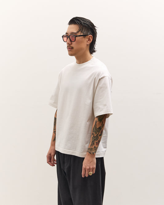 Kaptain Sunshine Suvin Supima Tube Half Sleeve Tee Heavy, Off White