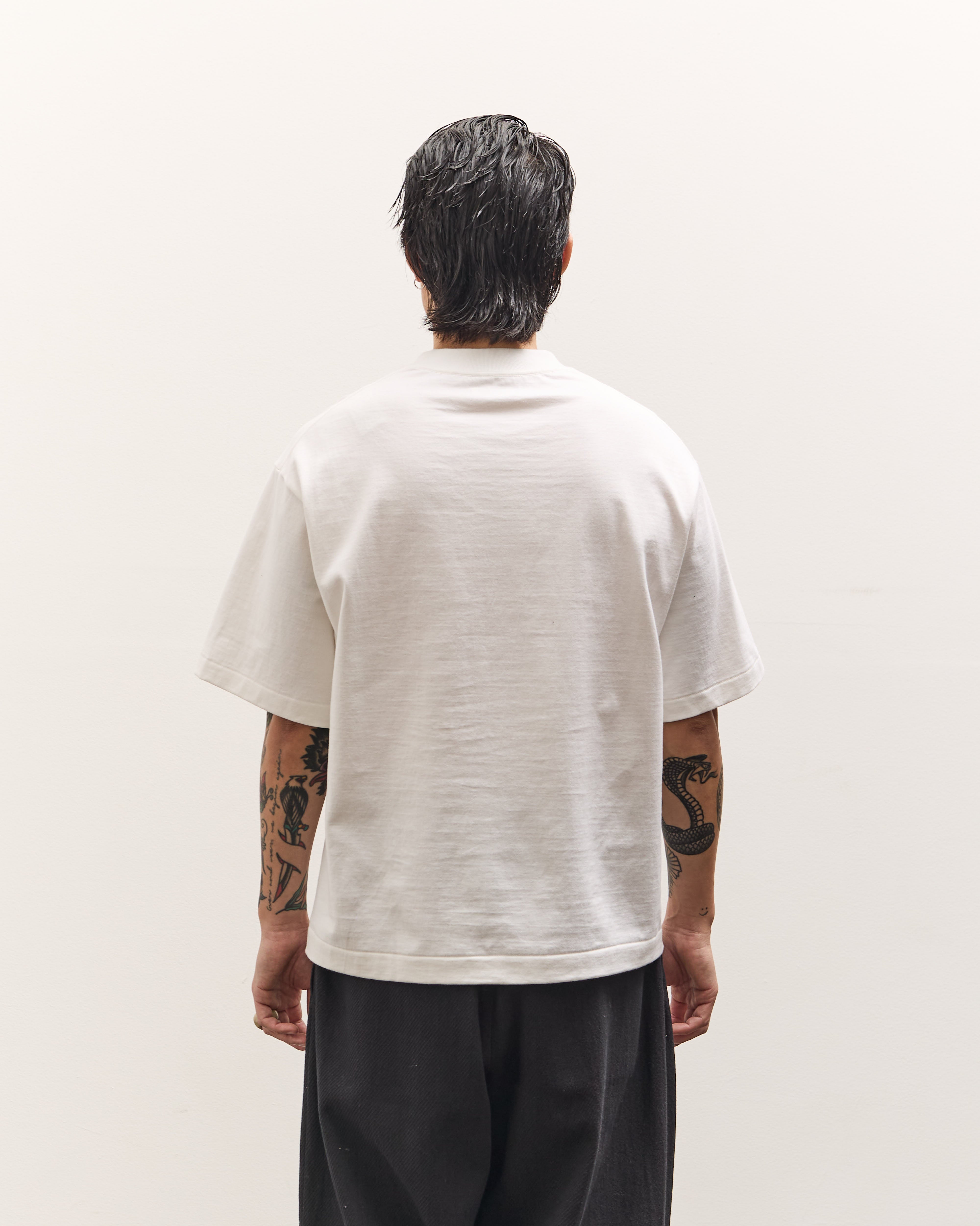 Kaptain Sunshine Suvin Supima Tube Half Sleeve Tee Heavy, Off