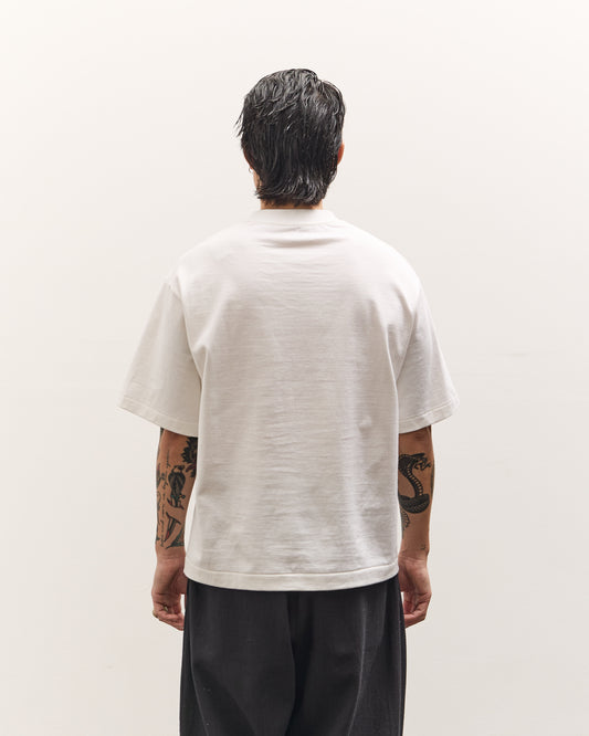 Kaptain Sunshine Suvin Supima Tube Half Sleeve Tee Heavy, Off White