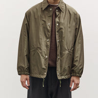 Kaptain Sunshine Silk Poly Coach Jacket, Olive