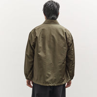 Kaptain Sunshine Silk Poly Coach Jacket, Olive