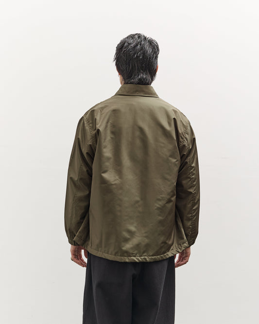 Kaptain Sunshine Silk Poly Coach Jacket, Olive