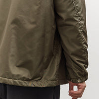 Kaptain Sunshine Silk Poly Coach Jacket, Olive