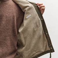 Kaptain Sunshine Silk Poly Coach Jacket, Olive