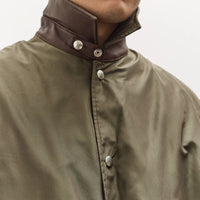 Kaptain Sunshine Silk Poly Coach Jacket, Olive