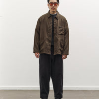 Kaptain Sunshine Wool Gauze Work Shirt Jacket, Olive