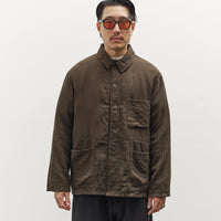 Kaptain Sunshine Wool Gauze Work Shirt Jacket, Olive
