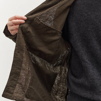 Kaptain Sunshine Wool Gauze Work Shirt Jacket, Olive