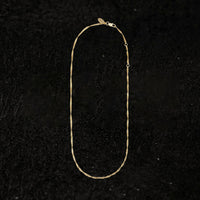 Kara Yoo Thin Singapore Necklace, Gold