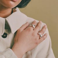 Kara Yoo Willa Ring, Sterling Silver