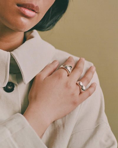 Kara Yoo Willa Ring, Sterling Silver