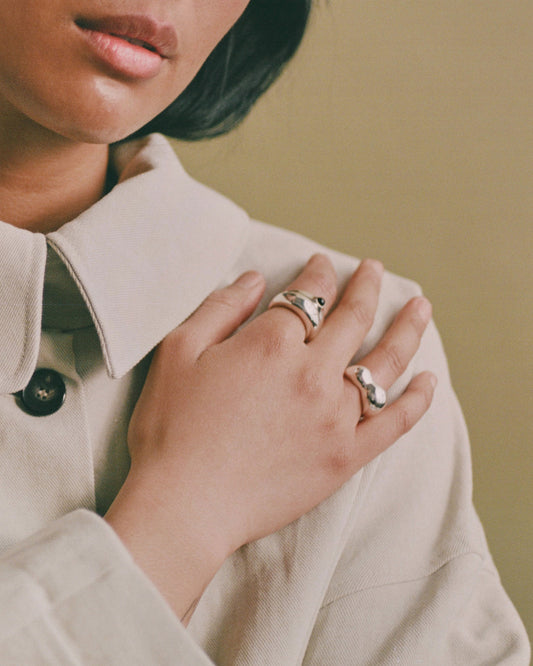 Kara Yoo Willa Ring, Sterling Silver