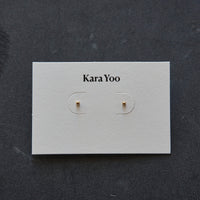 Kara Yoo Ginni Studs, 14k Gold