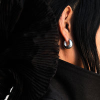 Kara Yoo Hazel Hoops, Sterling Silver