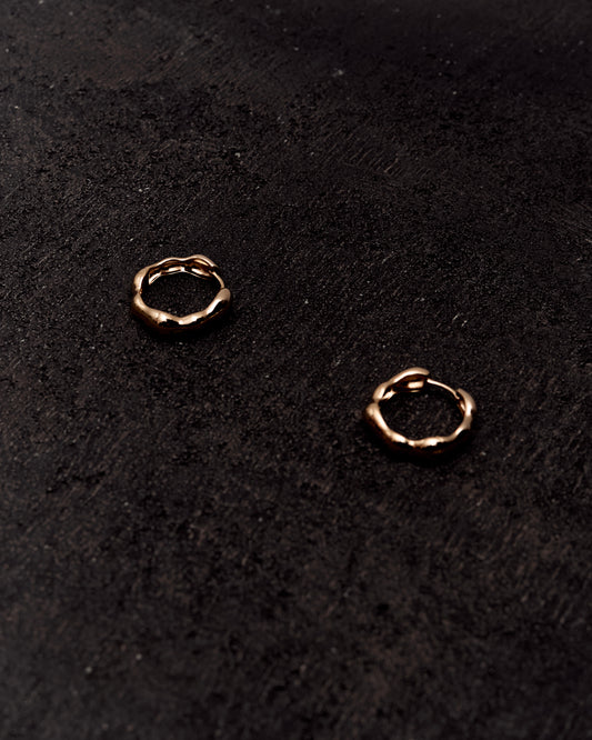 Kara Yoo Lara Hoops Medium, Gold Plated Brass