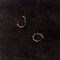 Kara Yoo Lara Hoops Medium, Gold Plated Brass