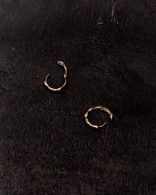 Kara Yoo Lara Hoops Medium, Gold Plated Brass
