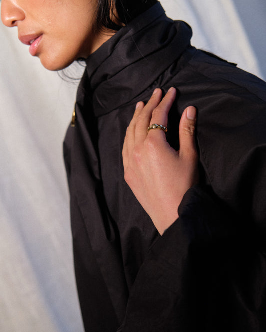 Kara Yoo Lara Ring, Gold Plated Brass