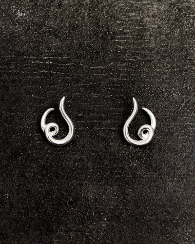 Kara Yoo Loop Studs, Sterling Silver