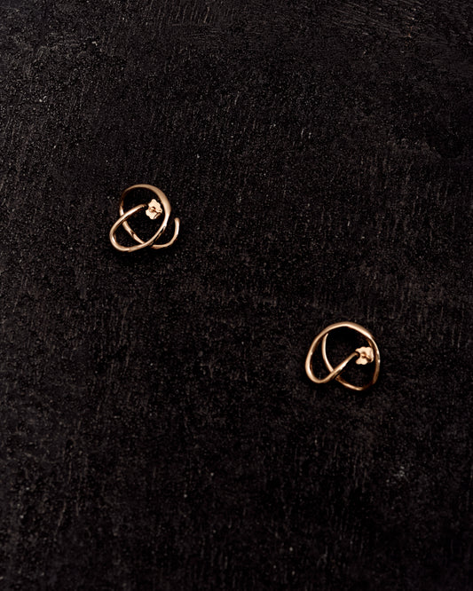 Kara Yoo Maeva Earrings, Gold